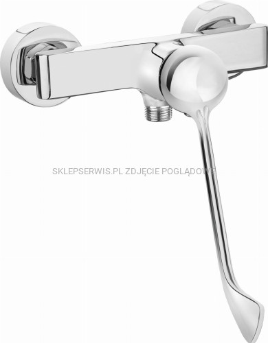 DEANTE Alpinia Bateria prysznicowa z dźwignią Clinic - chrom - BGA_040C - packshot