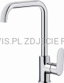 DEANTE Alpinia Bateria kuchenna z prostokątną wylewką - chrom - BGA_063M - packshot