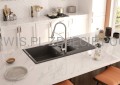 DEANTE Gerbera Bateria kuchenna z elastyczną wylewką - 2 rodzaje strumienia - chrom - BGB_072M - decor