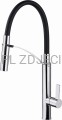 DEANTE Gerbera Bateria kuchenna z elastyczną wylewką - 2 rodzaje strumienia - czarny/chrom - BGB_B720 - packshot