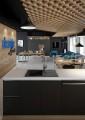 DEANTE Gerbera Bateria kuchenna z elastyczną wylewką - 2 rodzaje strumienia - czarny/chrom - BGB_B720 - decor