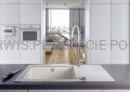 DEANTE Gerbera Bateria kuchenna z elastyczną wylewką - 2 rodzaje strumienia - biały/chrom - BGB_W720 - decor
