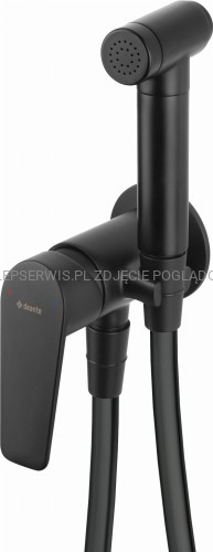 DEANTE Jasmin Bateria bidetowa podtynkowa ze słuchawką typu bidetta - nero - BGJ_N34M - packshot