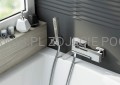 DEANTE Maruna Bateria wannowa ze składaną wylewką - chrom - BGM_012M - decor