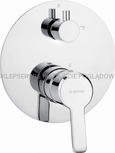 DEANTE Arnika Bateria prysznicowa podtynkowa z przełącznikiem natrysku - chrom - BQA_044P