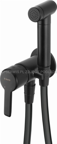 DEANTE Arnika Bateria bidetowa podtynkowa ze słuchawką typu bidetta - nero - BQA_N34M - packshot