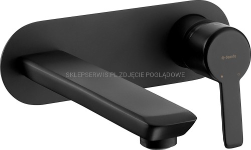 DEANTE Arnika Bateria umywalkowa podtynkowa - nero - BQA_N54L - packshot