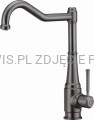 DEANTE Tamizo Bateria kuchenna z prostokątną wylewką - titanium - BQT_D63M - packshot