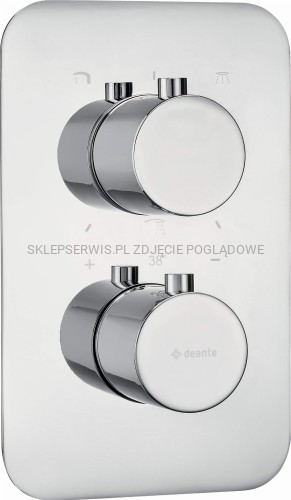 DEANTE Box Element zewnętrzny do BOXa termostatycznego - chrom - BXY_0EBT - packshot