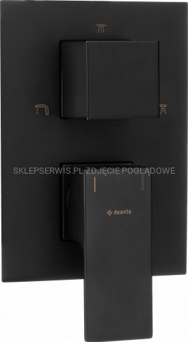 DEANTE Anemon Element zewnętrzny do BOXa mieszaczowego - nero - BXY_NBZM - packshot