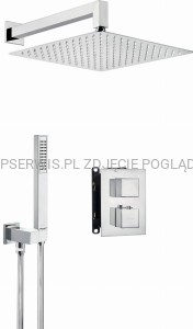 DEANTE Box Zestaw prysznicowy podtynkowy z BOXem termostatycznym - chrom - BXYZ0EAT