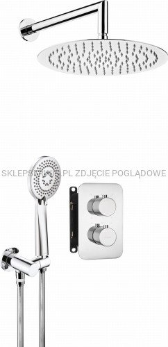 DEANTE Box Zestaw prysznicowy podtynkowy z BOXem termostatycznym - chrom - BXYZ0EBT - packshot