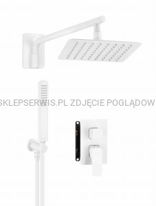DEANTE Hiacynt Zestaw prysznicowy podtynkowy z BOXem mieszaczowym - bianco - BXYZAQHM