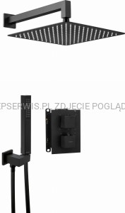 DEANTE Box Zestaw prysznicowy podtynkowy z BOXem termostatycznym - nero - BXYZNEAT