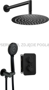 DEANTE Box Zestaw prysznicowy podtynkowy z BOXem termostatycznym - nero - BXYZNEBT