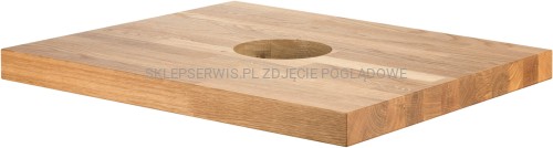 DEANTE Blat dębowy do konsoli łazienkowej - dębowy - CBL_D61A - packshot