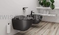 DEANTE Peonia Bidet wiszący - antracyt/titanium - CDE_DBPW - decor