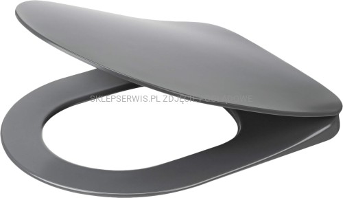 DEANTE Peonia Deska sedesowa slim wolnoopadająca - antracyt/titanium - CDE_DSOZ - packshot