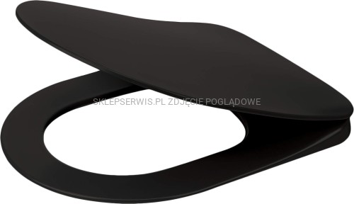 DEANTE Peonia Deska sedesowa slim wolnoopadająca - nero - CDE_NSOZ - packshot