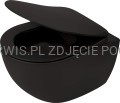 DEANTE Peonia Miska WC wisząca bezkołnierzowa - nero - CDE_NZPW - packshot