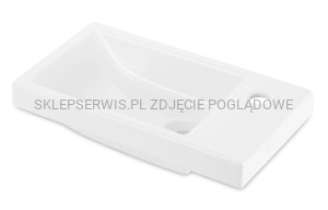 DEANTE Funkia Umywalka ceramiczna nablatowa - biały - CDN_6U4M