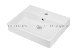 DEANTE Temisto Umywalka ceramiczna nablatowa/ścienna - 50x40 cm - biały - CDT_6U4S