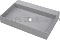 DEANTE Correo Umywalka granitowa nablatowa - 60x40 cm - szary metalik - CQR_SU6S - packshot
