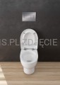 DEANTE Przycisk spłukujący do stelaży podtynkowych - slim - chrom - CST_051P - decor