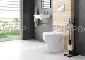 DEANTE Przycisk spłukujący do stelaży podtynkowych - slim - chrom - CST_051P - decor