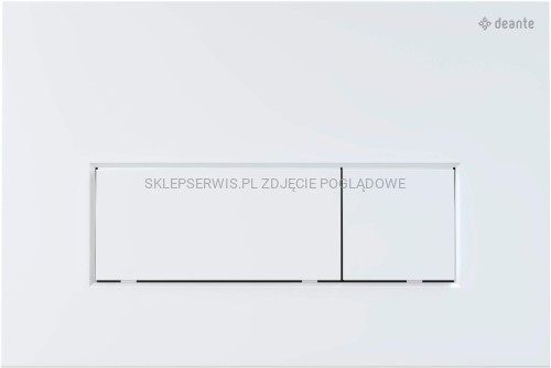 DEANTE Przycisk spłukujący do stelaży podtynkowych - slim - bianco - CST_A51P - packshot