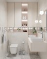 DEANTE Przycisk spłukujący do stelaży podtynkowych - slim - bianco - CST_A51P - decor