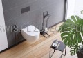DEANTE Przycisk spłukujący do stelaży podtynkowych - slim - nero - CST_N51P - decor