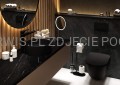 DEANTE Przycisk spłukujący do stelaży podtynkowych - slim - nero - CST_N51P - decor