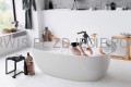 DEANTE Alpinia Wanna akrylowa wolnostojąca owalna - 170 cm - biały - KDU_017W - decor