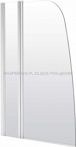 DEANTE Alpinia Parawan nawannowy 115x140 cm - chrom - KGA_073P - packshot