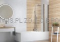 DEANTE Alpinia Parawan nawannowy 115x140 cm - chrom - KGA_073P - decor