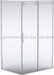 DEANTE Hiacynt Drzwi prysznicowe wnękowe 160 cm - przesuwne - chrom - KQH_016P