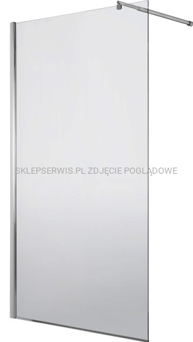 DEANTE Abelia Kabina prysznicowa walk-in 120 cm - chrom - KTA_031P - packshot
