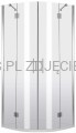 DEANTE Abelia Kabina prysznicowa półokrągła 80x80 cm - czteroszybowa - chrom - KTA_052P - packshot