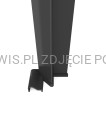 DEANTE Kerria Plus Profil do drzwi wnękowych systemu Kerria Plus - nero - KTS_N00X - packshot