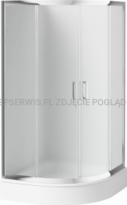 DEANTE Funkia Kabina prysznicowa półokrągła 90x90 cm - wysokość 170 cm - chrom - KYP_653K