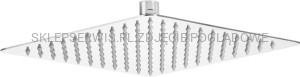 DEANTE Floks Głowica prysznicowa stalowa - 250x250 mm - chrom - NAC_002K