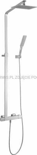 DEANTE Abelia Deszczownica z baterią prysznicową termostatyczną - chrom - NAC_017T - packshot