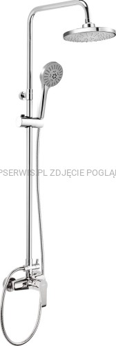 DEANTE Corio Deszczownica z baterią prysznicową - chrom - NAC_019M - packshot