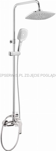 DEANTE Corio Deszczownica z baterią prysznicową - chrom - NAC_01EM - packshot