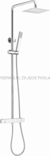 DEANTE Begonia Deszczownica z baterią prysznicową termostatyczną - chrom - NAC_01BT - packshot