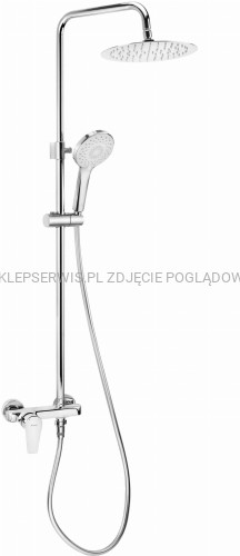 DEANTE Agawa Deszczownica z baterią prysznicową - chrom - NAC_01QG - packshot