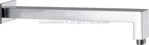DEANTE Cascada Wylewka prysznicowa ścienna - 400 mm - chrom - NAC_049K - packshot