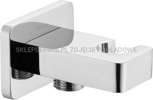 DEANTE Cascada Przyłącze kątowe z uchwytem na słuchawkę - chrom - NAC_053K