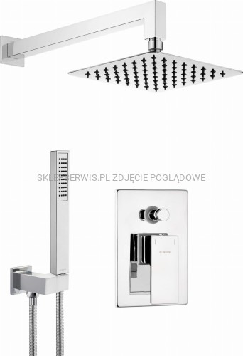 DEANTE Anemon Zestaw prysznicowy podtynkowy - chrom - NAC_09AP - packshot